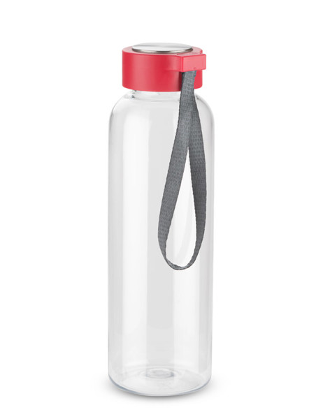 Butelka CLEAR 500 ml - Czerwony