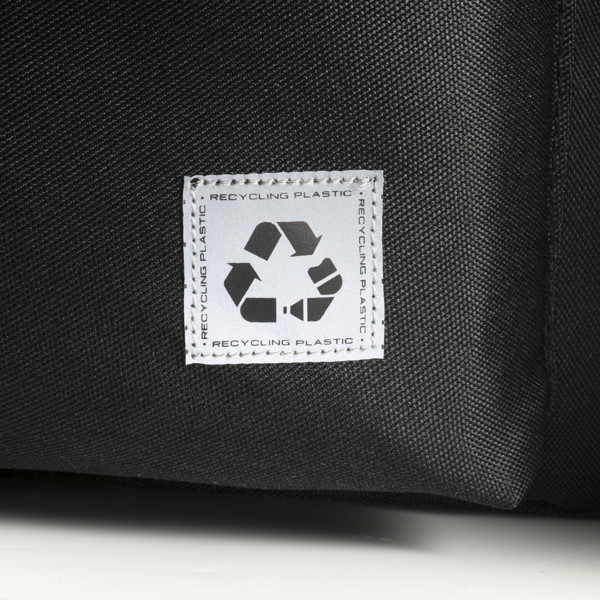Zaino Porta Pc In Pet Riciclato Effetto Melange - Nero