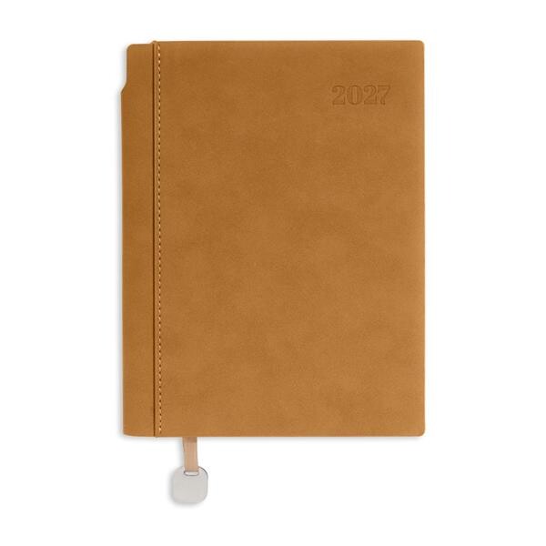Agenda Diária A5 Bali, Nubuck - Cinza Escuro