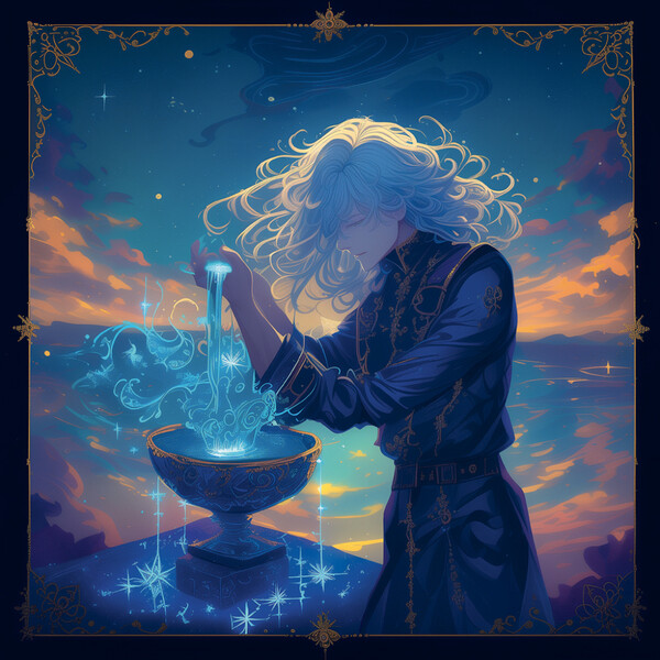 Notique Poznámkový Kalendář Anime Zodiac 2027, 30 x 30 cm - Východní