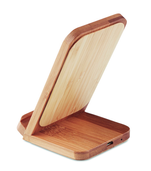Smartphone Halter Ladestation Wirestand - Holz