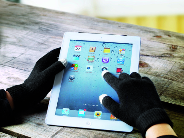 Guanti touchscreen Tacto - Nero