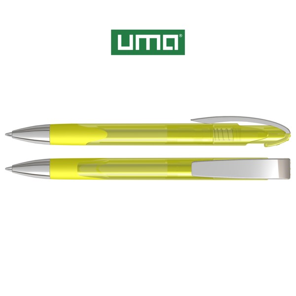 LOOK grip transparent M SI guľôčkové pero - Žltá