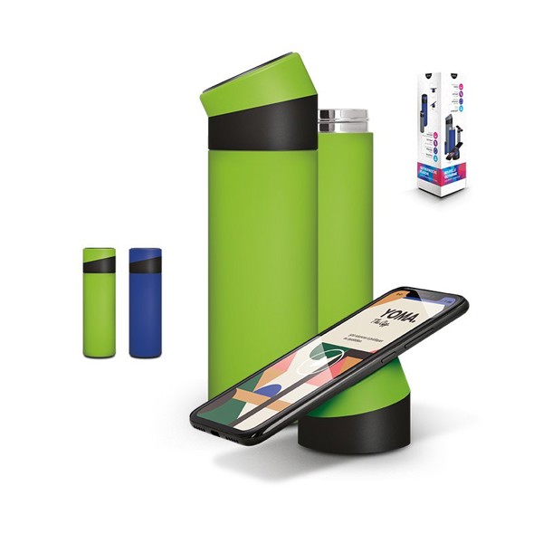 BOUTEILLE GOURDE 40 cl ISOTHERME & SUPPORT TÉLÉPHONE