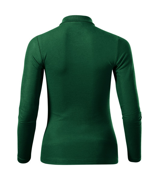 Polokošile Dámská Malfini® Pique Polo Ls - Dark Green / XS