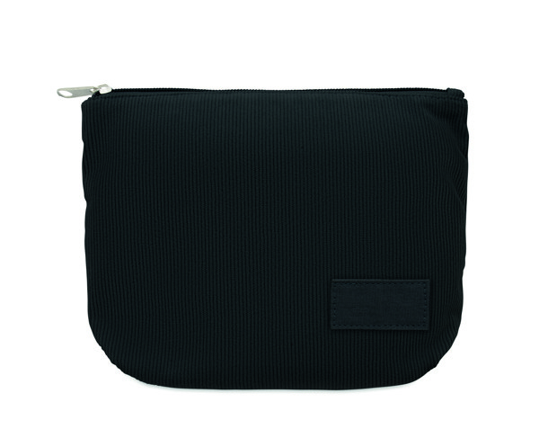 Corduroy cosmetic bag Cordy T - Black