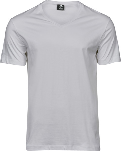 Moška majica z V-izrezom "Fashion Sof Tee" Tee Jays | TJ 8006 - Bela / XL