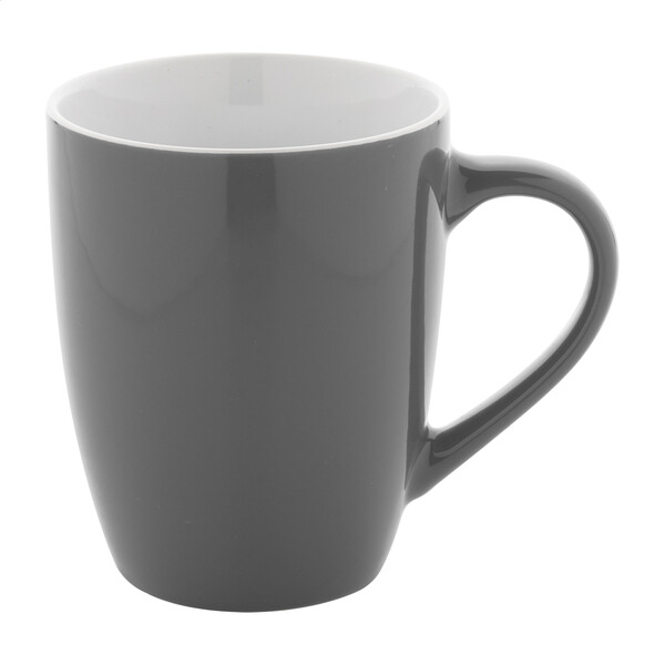 Mug Gaia - Dark Grey / White