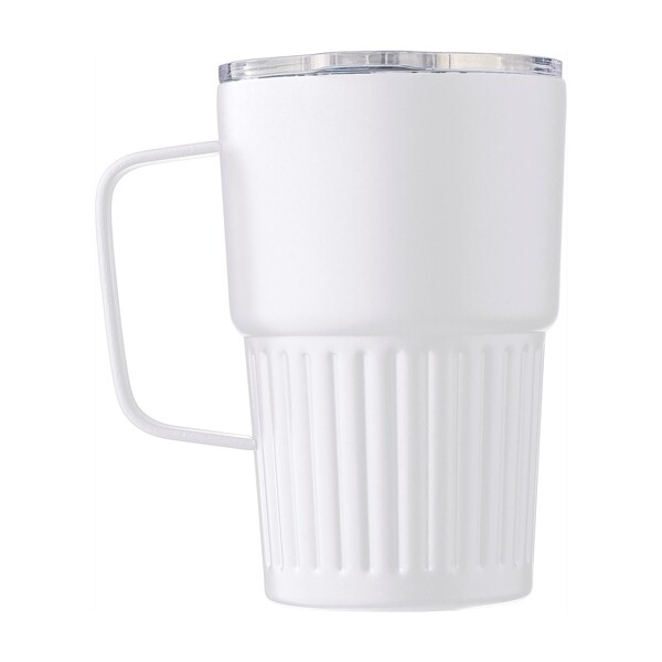 Drinking mug Calo | Recycled stainless steel | 450 ml - white