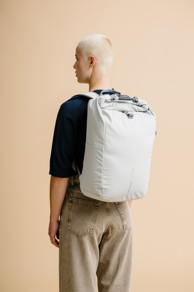Nedobytný a voděodolný batoh Urban - Off White / Šedá