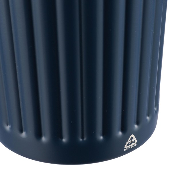 Copo de aço inoxidável reciclado com parede dupla (500 ml) Kael - branco