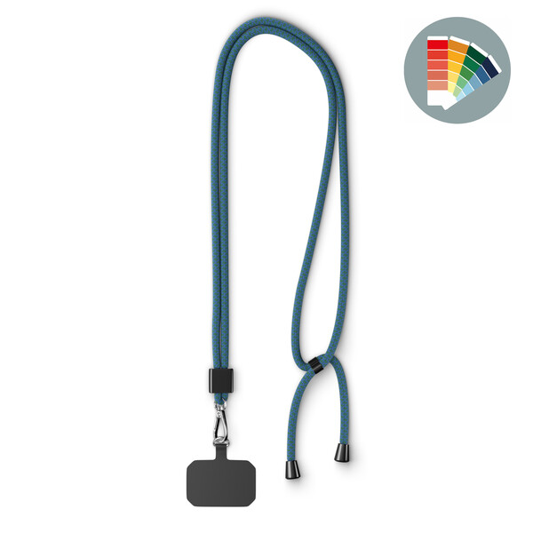 Crossbody, trendy 2-tone cord phone holder made of polyester - Own PMS / Own PMS
