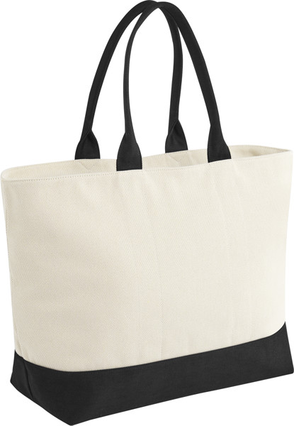 Großer Shopper "Puerto Weekender" Quadra | QD 634 - Natural / Black / onesize