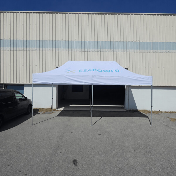 Kit de Tenda 6x3m, Impressão em Poliéster 100% 115 g/m² - |--- 1 Parede