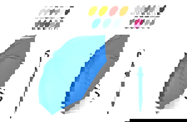 Verdure 190T Pongee 23" Windproof hook umbrella Auto open - White