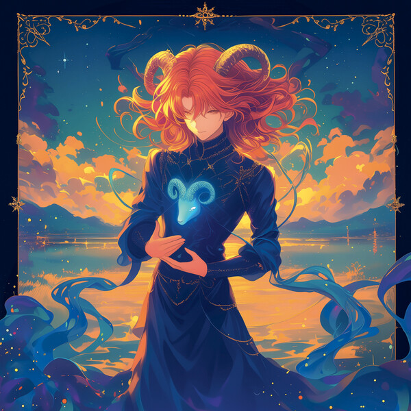 Notique Poznámkový Kalendář Anime Zodiac 2027, 30 x 30 cm - Východní