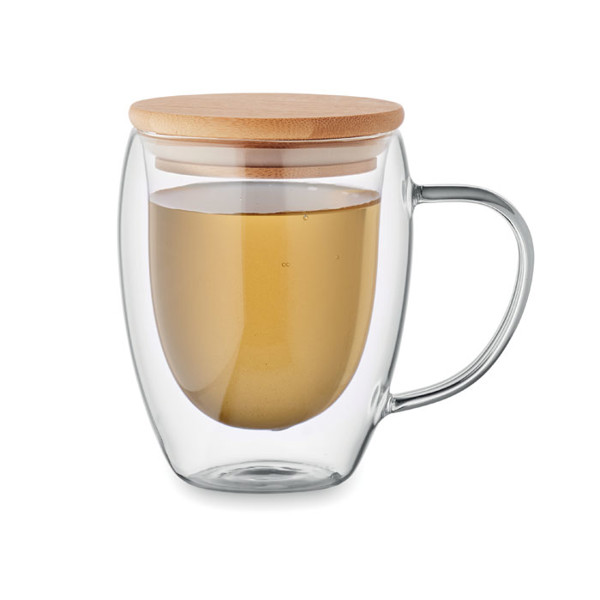 Mug en verre double paroi 250ml Tiral