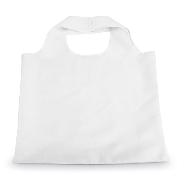 FOLA. 190T polyester folding bag - White