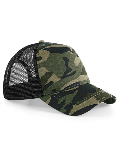 Camo Snapback Trucker - Midnight Camo / ONE SIZE