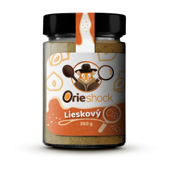 Orieshock Lieskový krém 350g 100% naturálny