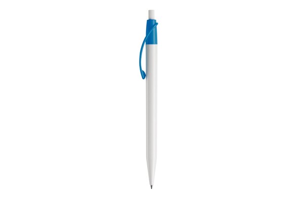 Cosmo ball pen hardcolour - White / Light Blue