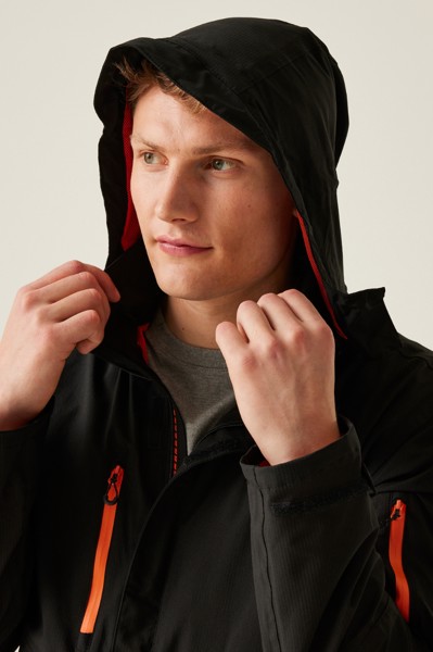 X-Pro Exosphere Ii Performance Stretch Shell Jacket - Oxford Blue / Black / S