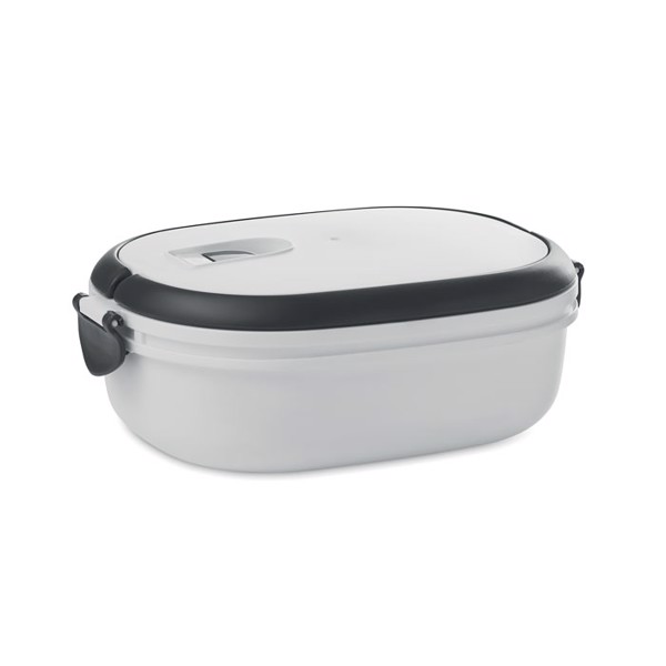 PP lunch box with air tight lid Lux Lunch - White