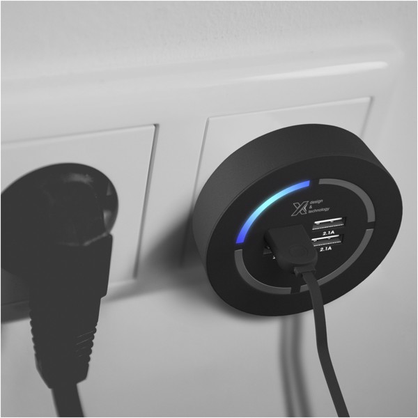 Hub USB luminoso SCX.design H10 smart