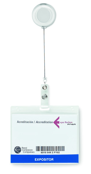 Kartenhalter Lades - Transparent Weiß