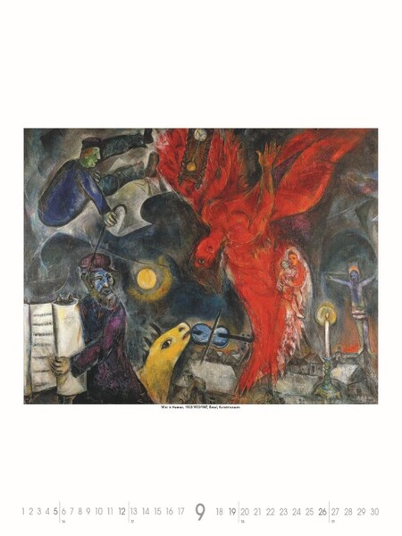 Nástenný Kalendár Marc Chagall 2027