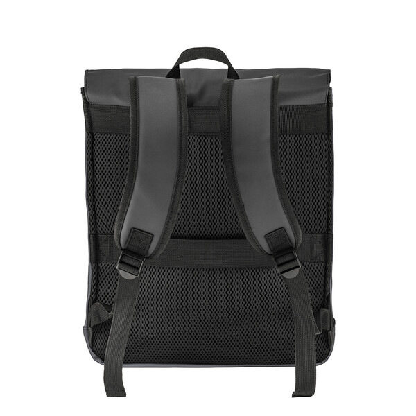 Pu Laptop Backpack (15) - Black