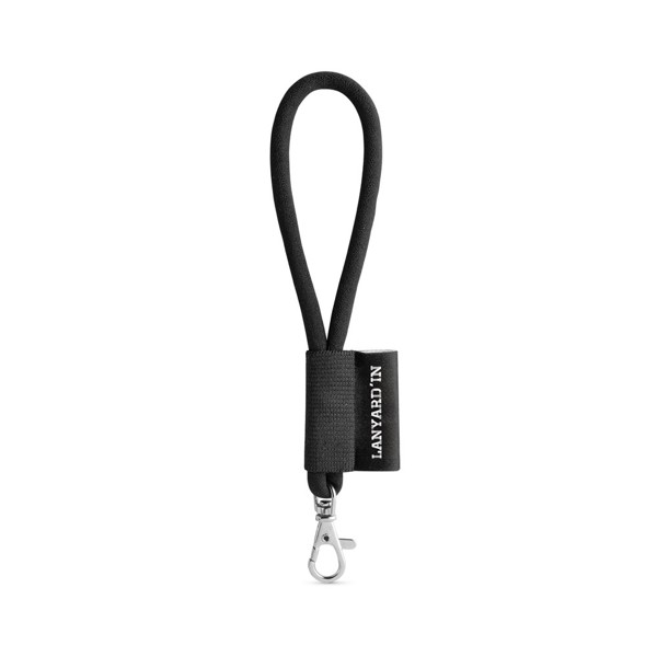 75090. Lanyard Tube Short Set. Modèles standard - Vert Hexachrome / Noir