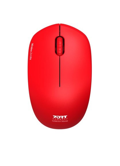 PORT CONNECT Wireless COLLECTION, bezdrôtová myš, USB-A dongle, 2.4Ghz, 1600DPI