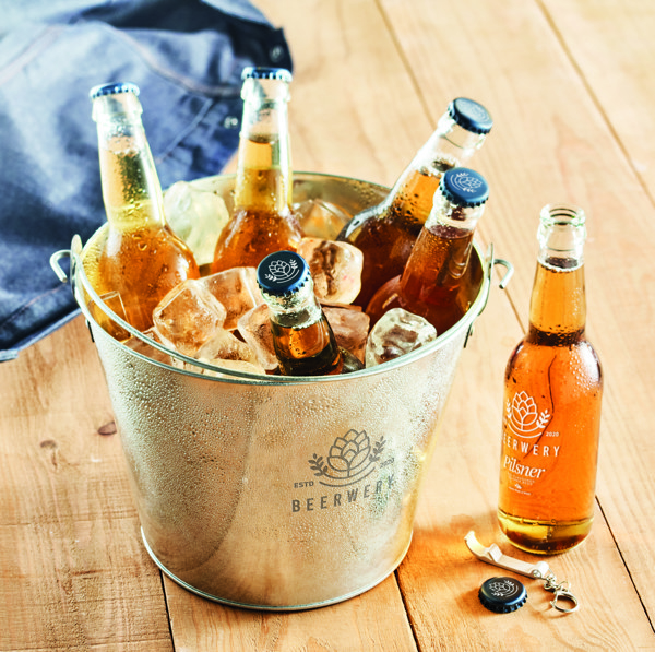 Metal beer bucket 4L Bucky