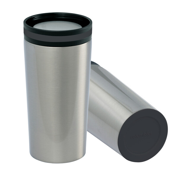 myDRINQEO - Mug: silver, Ring: dark grey, Bottom: dark grey