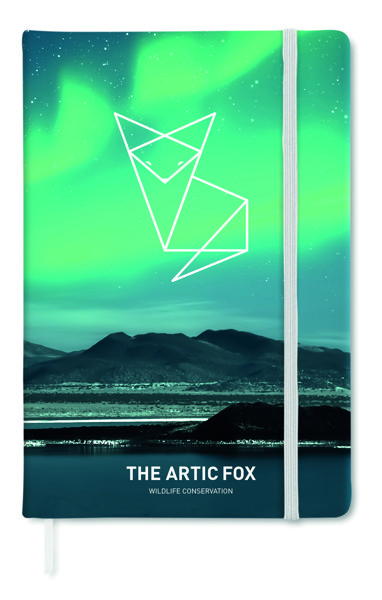 Caderno A5 pautado Arconot Lined - Branco