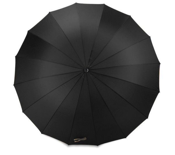 Evita umbrella, 16 ribs, ø 112 cm - Black