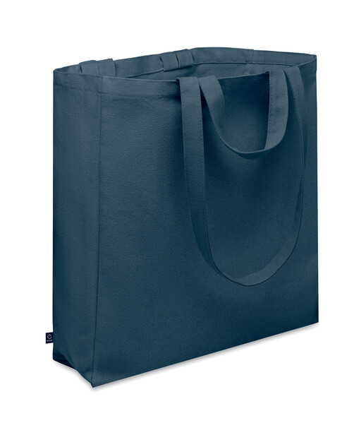 Sac shopping en coton recyclé Gave Colour - Bleu