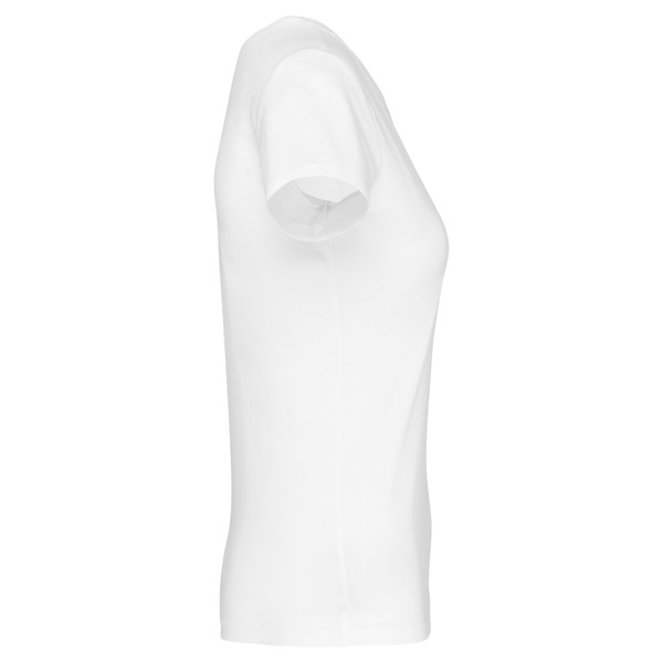 Ladies' Short Sleeve Crew Neck T-Shirt - White / XL