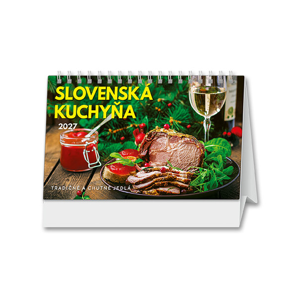 Stolový kalendár Slovenská kuchyňa 2027