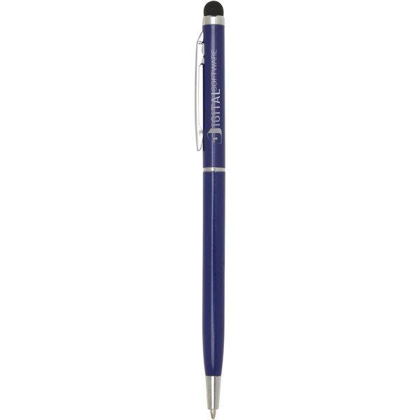 Stylo bille en aluminium Ore avec stylet (encre bleue) - Bleu océan