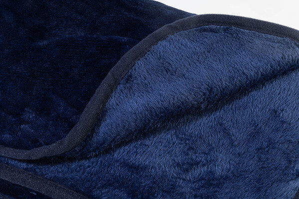 2In1 Travel Blanket And Pillow Napwrap - Dark Blue