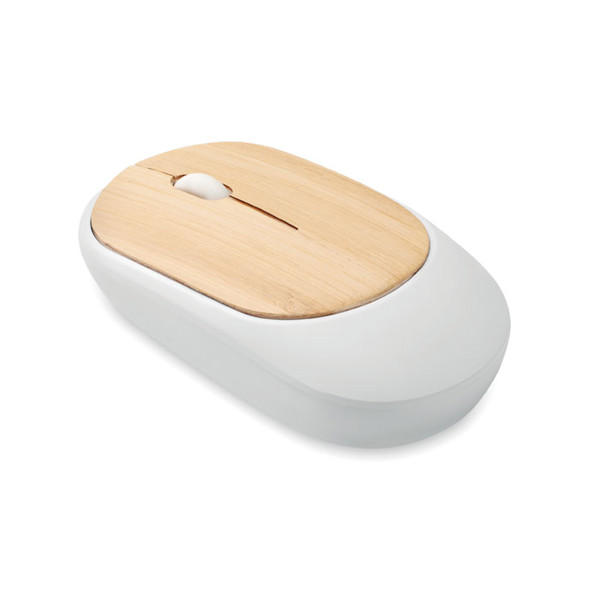 Wireless mouse in bamboo Curvy Bam