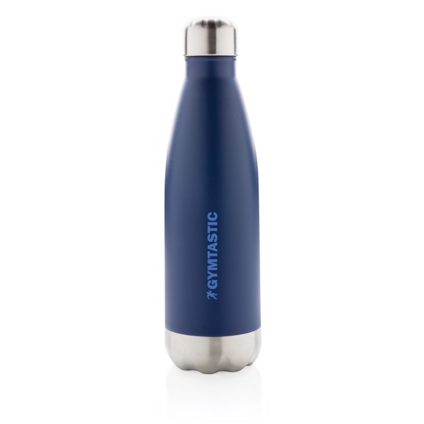 Bouteille isotherme en acier - Bleu