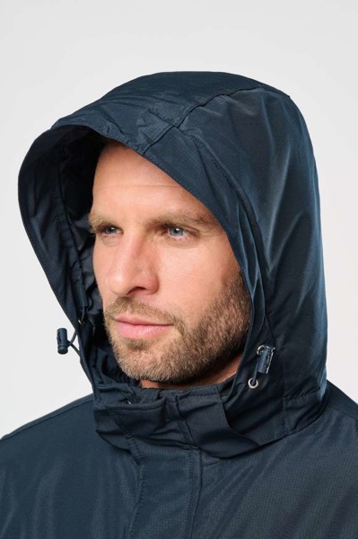 Unisex Hooded Performance Parka - Black / XL
