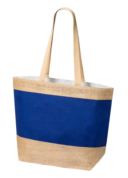 Beach Bag Paralia - Dark Blue / Natural