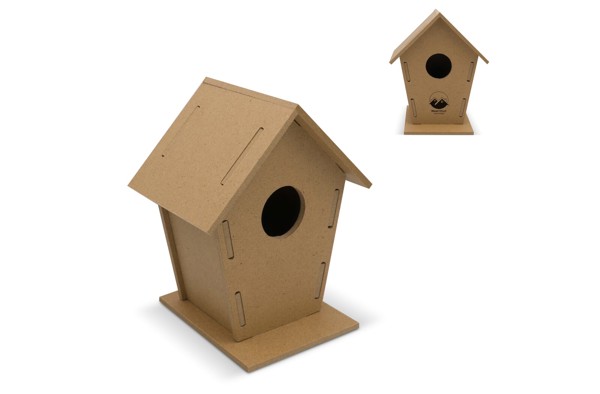 DIY birdhouse kit, MDF wood, 7-piece set