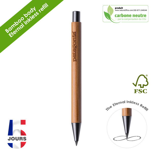 Noclip Eternal Pen Bamboo, / Bois De Bambou - / Gris Foncé-