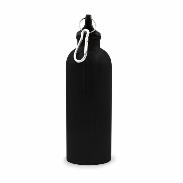 Sports bottle 500 ml with carabiner clip | Brenda - black
