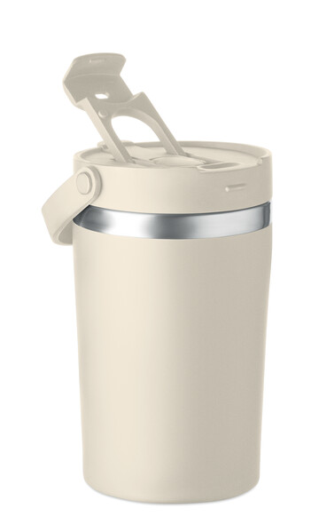 Dvojstenný pohár 350 ml Cozycup - Béžová